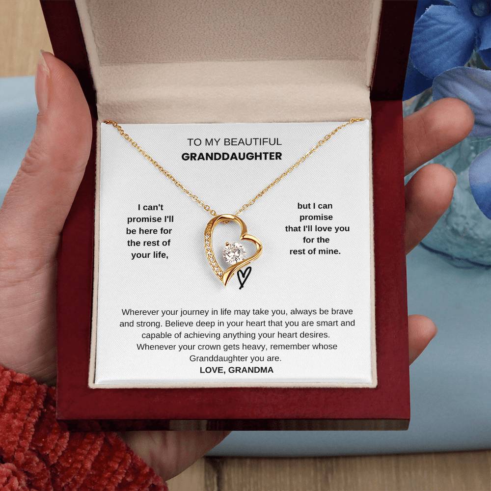 To My Beautiful GrandDaughter From GrandMa