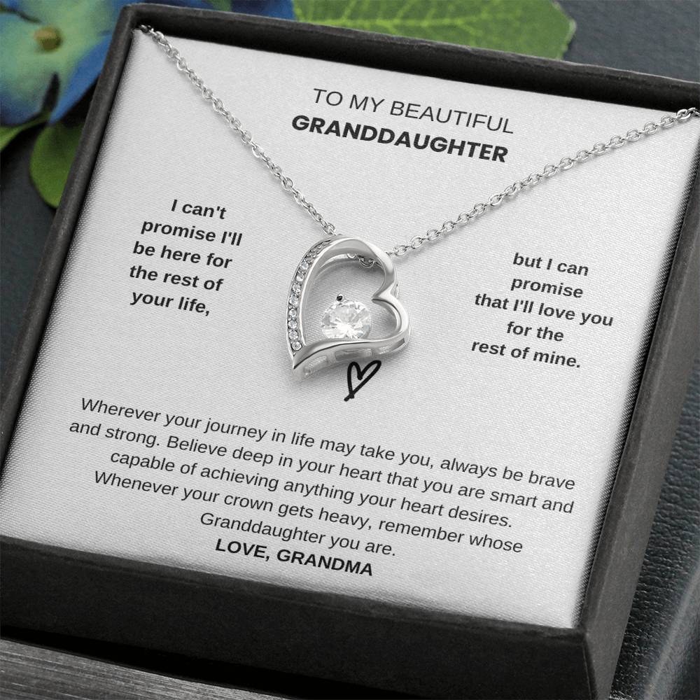 To My Beautiful GrandDaughter From GrandMa