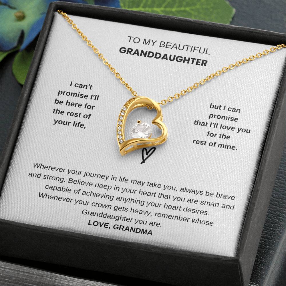 To My Beautiful GrandDaughter From GrandMa