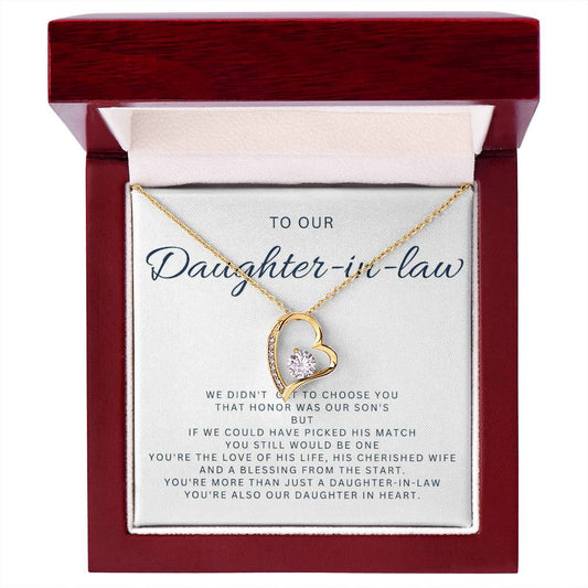 To Our Daughter In Low